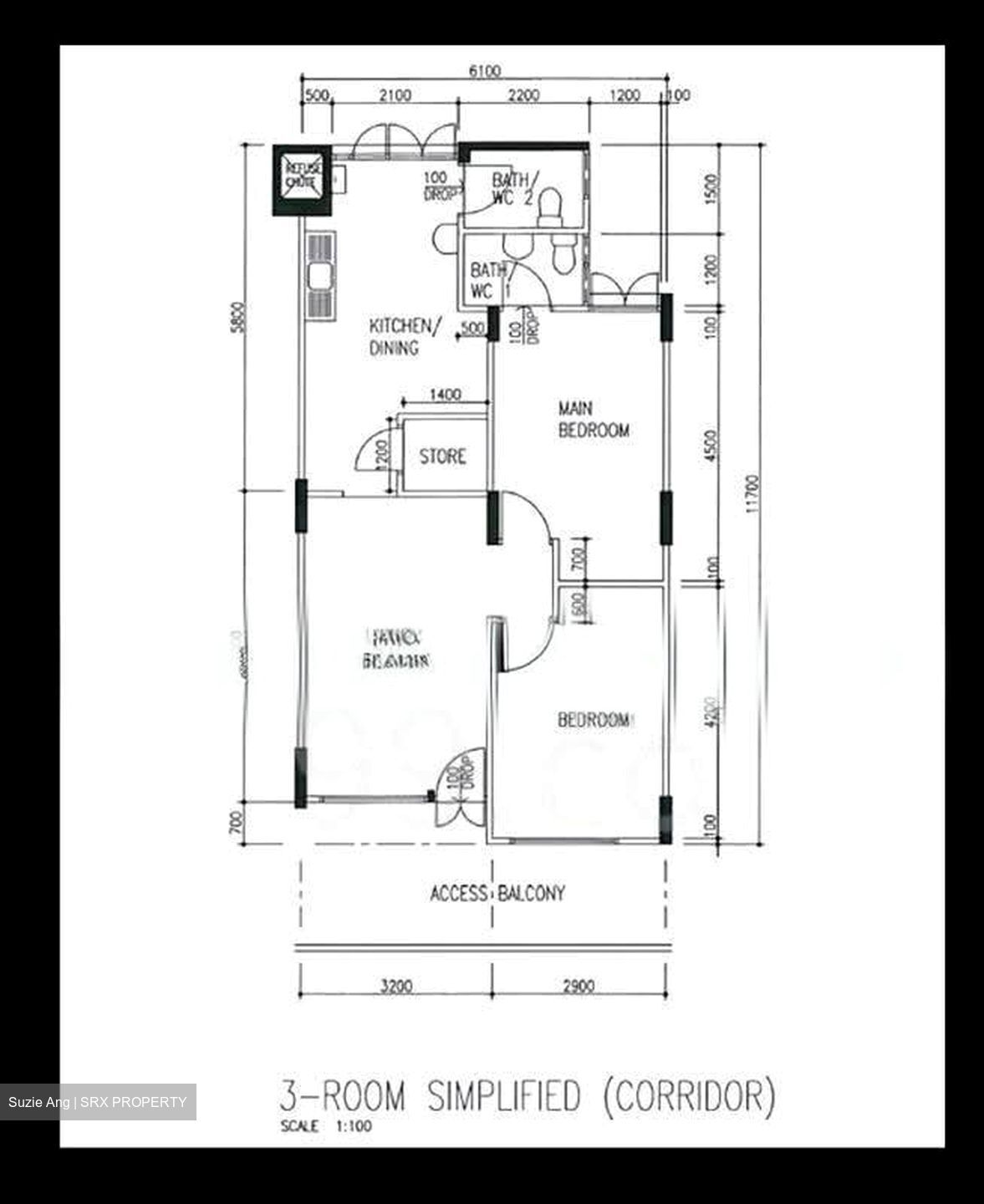Blk 835 Tampines Palmwalk (Tampines), HDB 3 Rooms #626868841